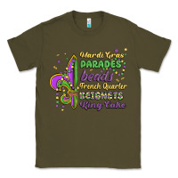 Army Green mardi gras parades beads french quarter beignets k Classic Tee - MaliasSmallBusiness