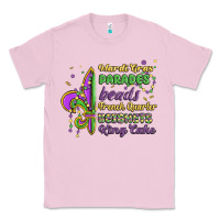 Bubblegum Pink mardi gras parades beads french quarter beignets k Classic Tee - MaliasSmallBusiness
