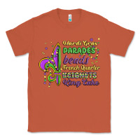 Copper mardi gras parades beads french quarter beignets k Classic Tee - MaliasSmallBusiness