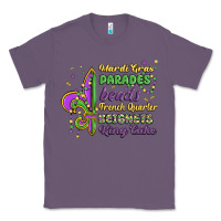 Lavender mardi gras parades beads french quarter beignets k Classic Tee - MaliasSmallBusiness
