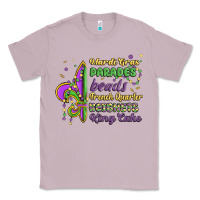 Lilac mardi gras parades beads french quarter beignets k Classic Tee - MaliasSmallBusiness