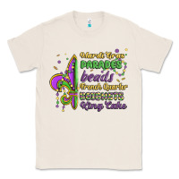 Natural mardi gras parades beads french quarter beignets k Classic Tee - MaliasSmallBusiness
