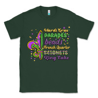 Sports Green mardi gras parades beads french quarter beignets k Classic Tee - MaliasSmallBusiness