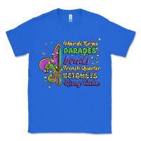 True Royal mardi gras parades beads french quarter beignets k Classic Tee - MaliasSmallBusiness