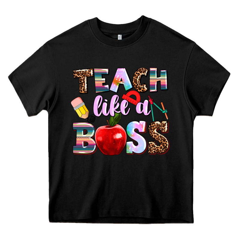Teach Like A Boss Heavy Core Tee by AdoDesignShop | Teevron