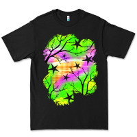 Black star halloween patch Premium Tee - BundleAndBundleShop