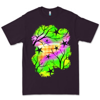 Plum star halloween patch Premium Tee - BundleAndBundleShop