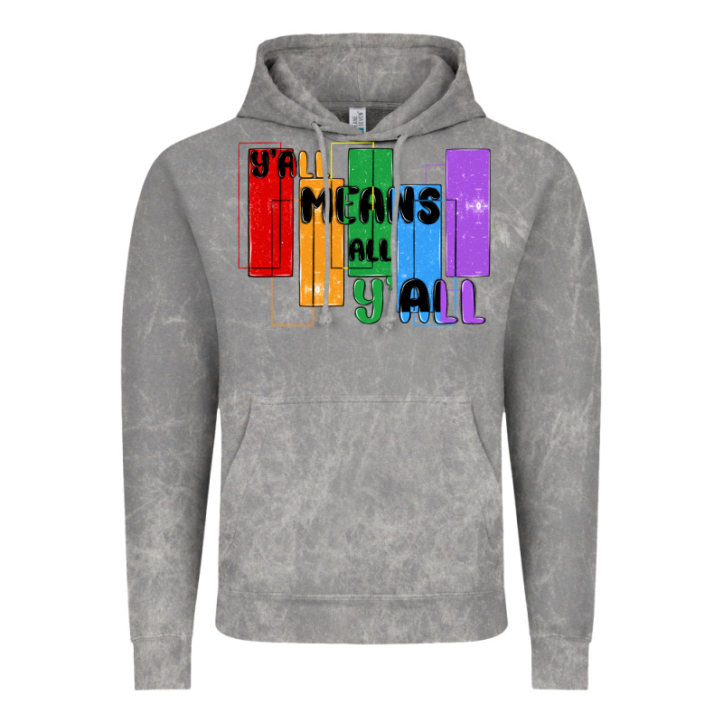 Y'all Means All Y'all Vintage Hoodie by MaliasSmallBusiness | Teevron