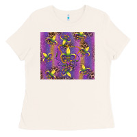 Bone mardi gras fleur de lis Ladies Tee - RanaPortraitStore