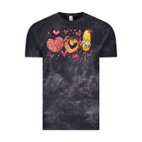 Cloud Black valentines day mexican food Vintage Tee - MaliasSmallBusiness