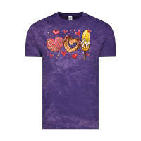 Cloud Purple valentines day mexican food Vintage Tee - MaliasSmallBusiness
