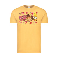 Vintage Mustard valentines day mexican food Vintage Tee - MaliasSmallBusiness
