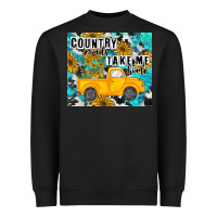 Black country roads take me home Heavyweight Sweatshirt - MaliasSmallBusiness