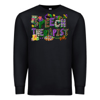 Black speech therapist mardi gras cowgirl Premium Sweatshirt - CowGirlArtShop