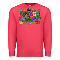 Cardinal speech therapist mardi gras cowgirl Premium Sweatshirt - CowGirlArtShop