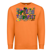 Carrot speech therapist mardi gras cowgirl Premium Sweatshirt - CowGirlArtShop
