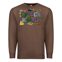 Chestnut speech therapist mardi gras cowgirl Premium Sweatshirt - CowGirlArtShop
