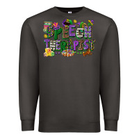 Smoke speech therapist mardi gras cowgirl Premium Sweatshirt - CowGirlArtShop