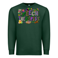 Sports Green speech therapist mardi gras cowgirl Premium Sweatshirt - CowGirlArtShop