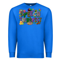 True Royal speech therapist mardi gras cowgirl Premium Sweatshirt - CowGirlArtShop