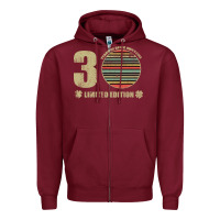 Burgundy Years Of Being Awesome Limited Edition Zipper Hoodie - Bettercallsaul
