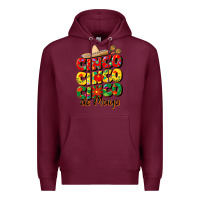 Burgundy cinco cinco cinco de mayo Premium Hoodie - CowGirlArtShop