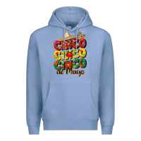 Colony Blue cinco cinco cinco de mayo Premium Hoodie - CowGirlArtShop