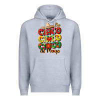 Heather Grey cinco cinco cinco de mayo Premium Hoodie - CowGirlArtShop