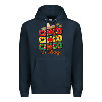 Navy cinco cinco cinco de mayo Premium Hoodie - CowGirlArtShop