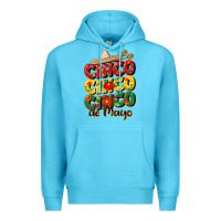 Ocean Blue cinco cinco cinco de mayo Premium Hoodie - CowGirlArtShop