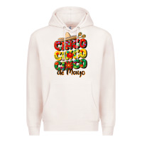Pale Pink cinco cinco cinco de mayo Premium Hoodie - CowGirlArtShop