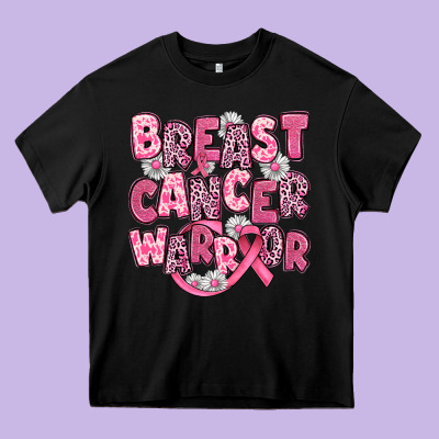 Breast Cancer Warrior Heavy Core Tee Designed By Jahusdesignshop