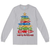 Moon Dust crayons tree christmas Long Sleeve Tee - MaliasSmallBusiness