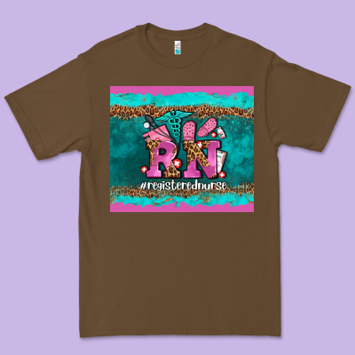 Rn Registered  Nurse Premium Tee Designed By Adodesignshop