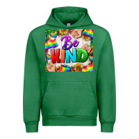 Emerald Western Be Kind LGBTQ Tumbler Urban Hoodie - BundleAndBundleShop