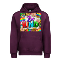 Mauve Wine Western Be Kind LGBTQ Tumbler Urban Hoodie - BundleAndBundleShop