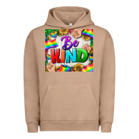 Pigment Burro Western Be Kind LGBTQ Tumbler Urban Hoodie - BundleAndBundleShop
