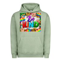 Pigment Oil Green Western Be Kind LGBTQ Tumbler Urban Hoodie - BundleAndBundleShop
