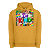 Pigment Peanut Butter Western Be Kind LGBTQ Tumbler Urban Hoodie - BundleAndBundleShop