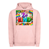 Pigment Salmon Western Be Kind LGBTQ Tumbler Urban Hoodie - BundleAndBundleShop