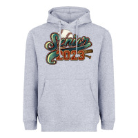 Heather Grey Senior 2023 baseball Heavyweight Hoodie - HowdyJamesFarm