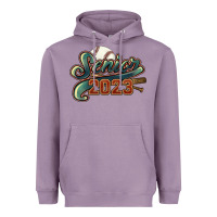 Lavender Senior 2023 baseball Heavyweight Hoodie - HowdyJamesFarm
