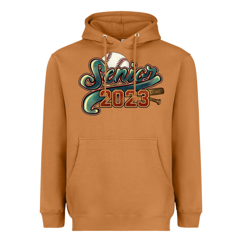 Senior 2023 Baseball Heavyweight Hoodie by HowdyJamesFarm | Teevron
