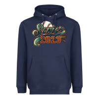 Navy Senior 2023 baseball Heavyweight Hoodie - HowdyJamesFarm