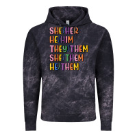 Cloud Black lgbtq pronouns Vintage Hoodie - MaliasSmallBusiness