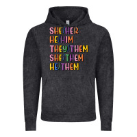 Vintage Black lgbtq pronouns Vintage Hoodie - MaliasSmallBusiness