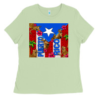 Matcha puerto rico coqui leopard Ladies Tee - AdoDesignShop
