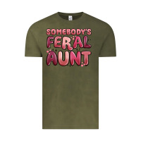 Vintage Olive somebodys feral aunt Vintage Tee - MaliasSmallBusiness