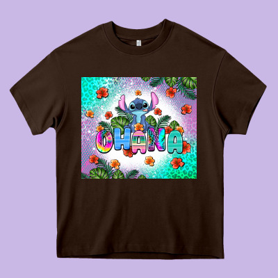 Ohana Stitch Heavy Core Tee Designed By Adodesignshop