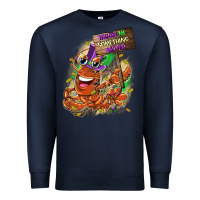 Navy throw me something mister Premium Sweatshirt - CowGirlArtShop